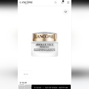 New Lancome absolute premiumBx